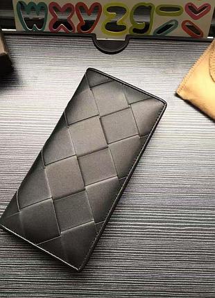 Клатч з натуральної шкіри bottega veneta