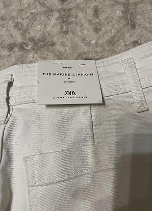 Білі джинси zara 6