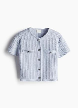 Блакитний кардиган h&m склад 60% бавовна 40% акрил розмір l-xl