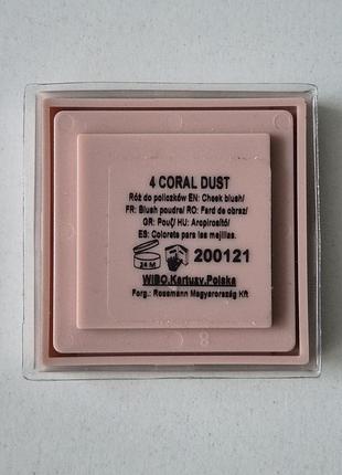 Hd blusher. wibo. румяна коралловые. 2