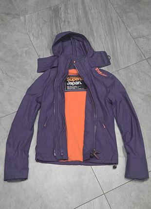 Женская куртка superdry japan the windcheater размер s (ветрозащитная и влагостойкая)