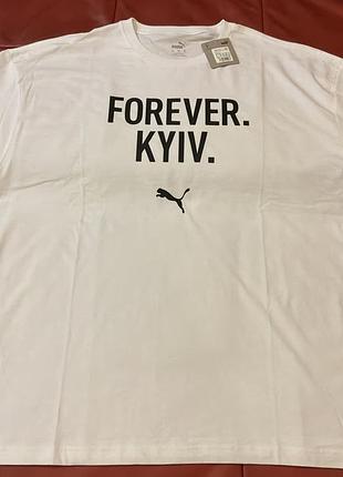 Футболка мужская белая puma, р.xxl/56-58
