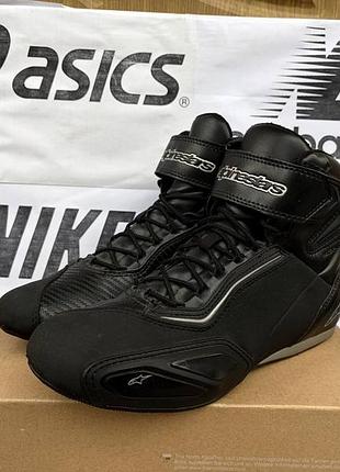 Мотоциклетные ботинки alpinestars faster-2 waterproof мотоботи кожаные 42 размер