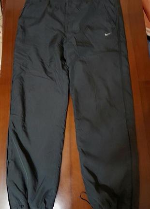 Штаны спортивные nike clima-fit (р. xxl, ветровка, оверсайз, с утяжками)
