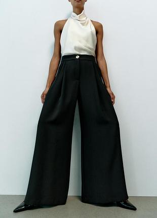 Брюки жіночі чорні zara new