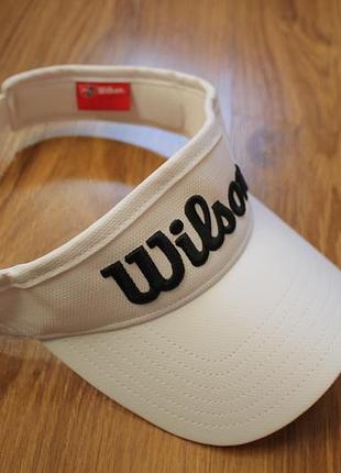 Спортивний дашок теніска кепка унісекс козирок wilson staff golf/tennis visor
