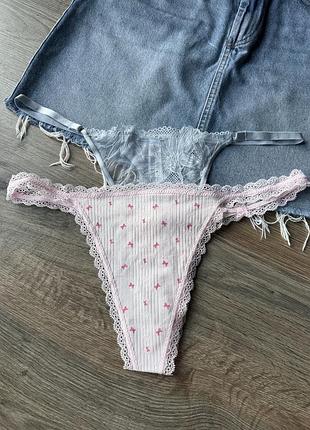Трусики стрінги жіночі primark набір розмір m
