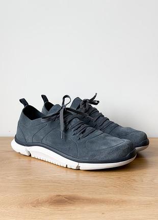 Clarks triken run мужские кожаные кроссовки 43-28 см