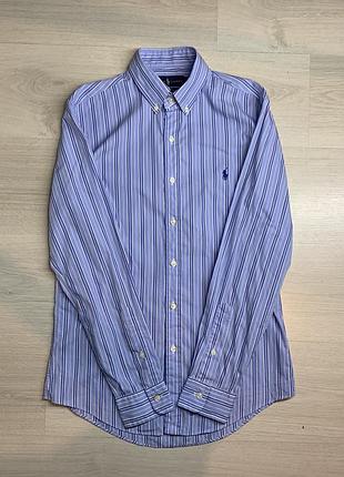 Чоловіча сорочка polo ralph lauren s–m / ua 46–48, оригінальний стиль, класична бавовняна сорочка, преміальний casual