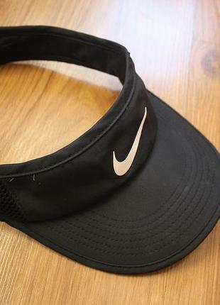 Спортивний унісекс козирок nike featherlight dri-fit / кепка дашок візор