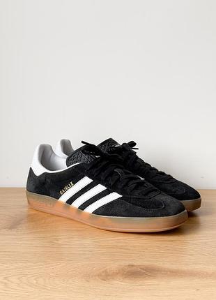 Adidas gazelle чорні замшеві кросівки чоловічі 44-44.5 ( 28.5 см )