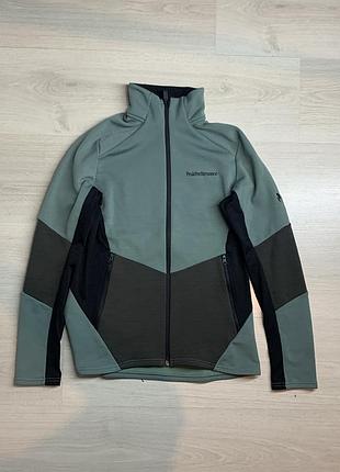Жіноча флісова кофта peak performance s / ua 42–44, спортивна фліска, outdoor fleece, функціональний одяг