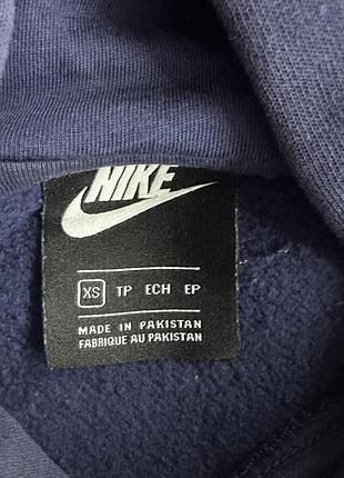 Худі nike синього кольору з капюшоном 4