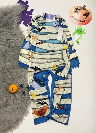 Новий карнавальний комбінезон, костюм мумія, зомбі стіч на halloween stitch at george 3-4 роки