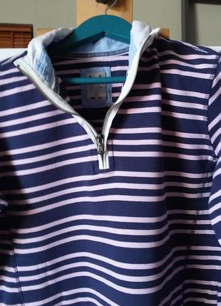 Crew clothing ,ychting  -світшот у смужку , s-m ( 44-46)