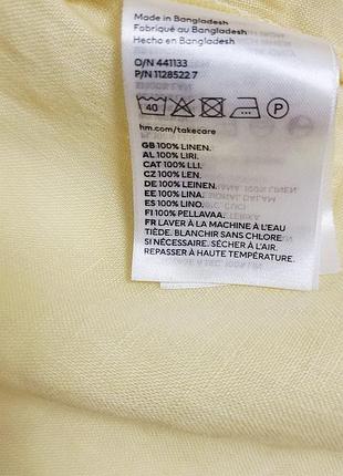 Сорочка h&m,  льон 5