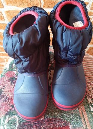 Сапожки crocs на девочку