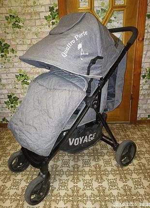 Прогулянковий візок voyage quattro porte qp-234 сірий