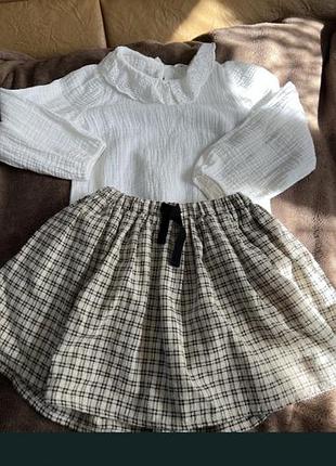 Комплект для дівчинки zara 6-7 років