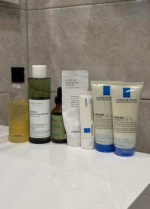 Набір косметики (cosrx, mary&may, mielle, la roche-posay)