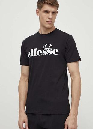 Футболка чоловіча ellesse fuenti tee чорна бавовняна l