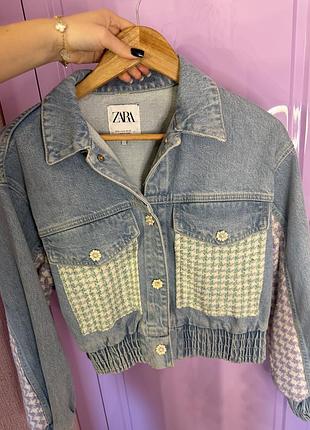 Джинсова куртка zara