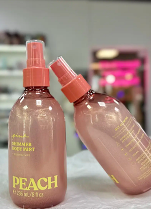 Парфумований спрей для тіла shimmer peach victorias secret 236ml
