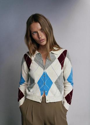 Кардиган жіночий поло мʼякий zara new