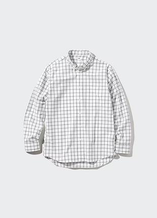 Чоловіча сорочка uniqlo extra fine cotton broadcloth
