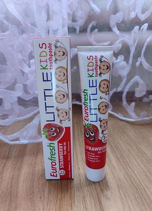 Детская зубная паста eurofresh little kids, 50 г
