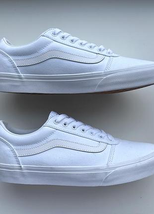 Кеди vans ward «true white» 4