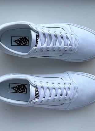 Кеди vans ward «true white» 3