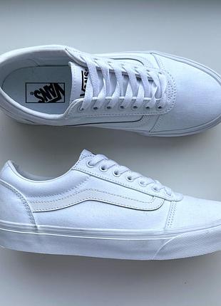 Кеди vans ward «true white» 2