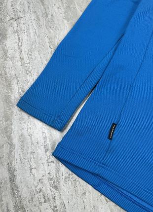 Peak performance jacket mens blue fleece full zip pockets size m кофта куртка фліс 4