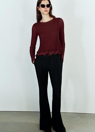 Реглан жіночий бордо zara new