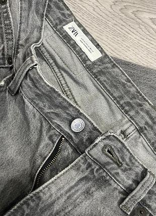 Джинси zara сірі washed 44 eur 34 usa