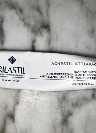 Крем для обличчя rilastil acnestil attiva (+) для проблемної шкіри 40 мл