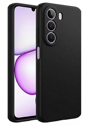 Чохол fiji full soft premium для realme c100i (rmx5377) протиударний бампер з мікрофіброю black