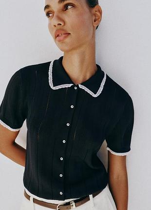 Темно синій кардиган жіночий zara new