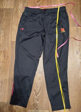 Спортивные штаны under armour maryland terrapins ncaa (оригинал) размер хl, утепленные на флисе