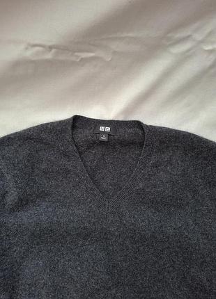 Кашемировый свитер uniqlo 2