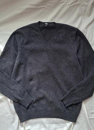 Кашемировый свитер uniqlo