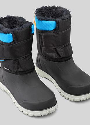 Чоботи дитячі sh500 warm для зимового туризму теплі водонепроникні