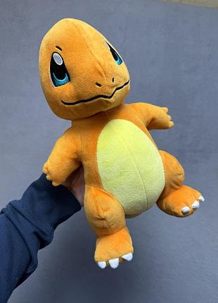 Pokémon мягкая игрушка чармандер 25 см оранжевая плюшевая покемон charmander огненный стартер nintendo подарок ребенку аниме коллекционная ящерица