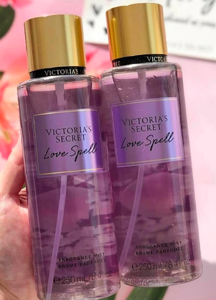 Парфюмированный спрей для тела love spell victoria`s secret 250ml