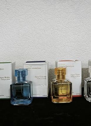Тестери maison francis kurkdjian aqua media cologne forte celestia vitae universalis forte 70мл
