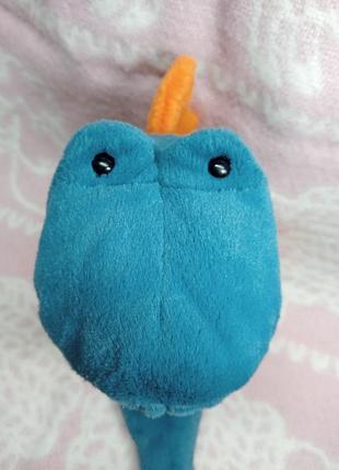 М'яка іграшка jellycat mudskipper синьо-помаранчева 2