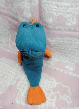 М'яка іграшка jellycat mudskipper синьо-помаранчева