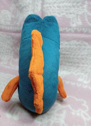 М'яка іграшка jellycat mudskipper синьо-помаранчева 3