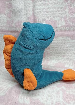 М'яка іграшка jellycat mudskipper синьо-помаранчева 4